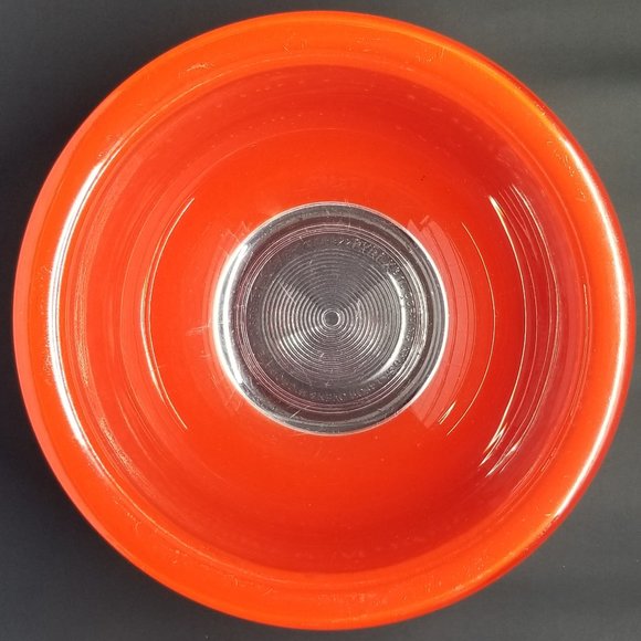 PYREX 322 1L Red Mixing Bowl Clear Bottom Vintage 1980s [ 1st of 2 ] - Picture 3 of 10